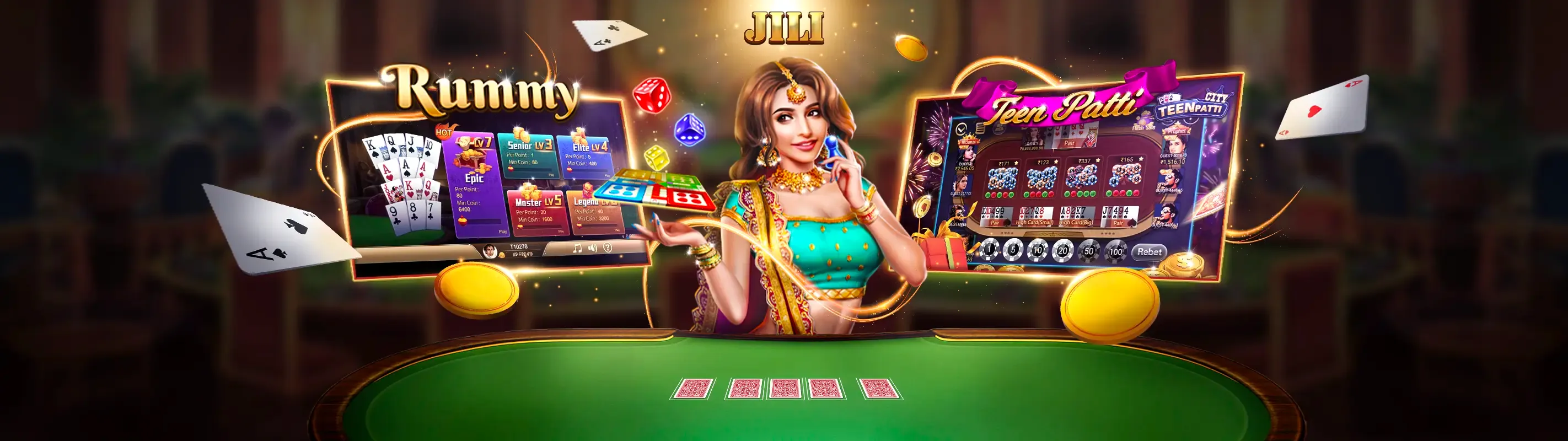 Giao diện di động 78 wib casino với các trò chơi cá cược